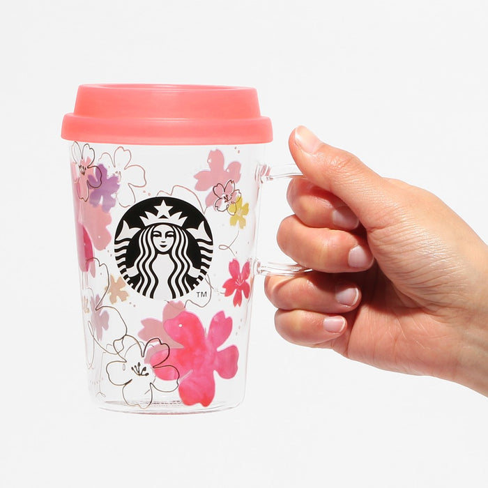 Sakura2024 Heat-Resistant Glass Mug 355Ml - Starbucks Coffee