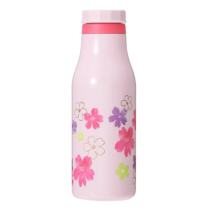 Sakura2024 Stainless Steel Logo Bottle Baby Pink 473ml - Starbucks Coffee Japan