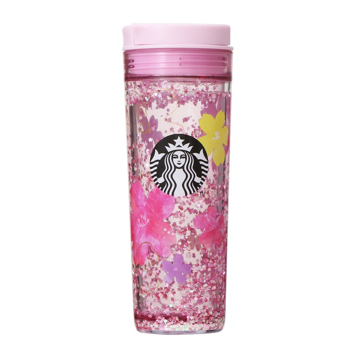 Sakura2024 Water-In Tumbler Pink Glitter 473ml - Starbucks Coffee Japan