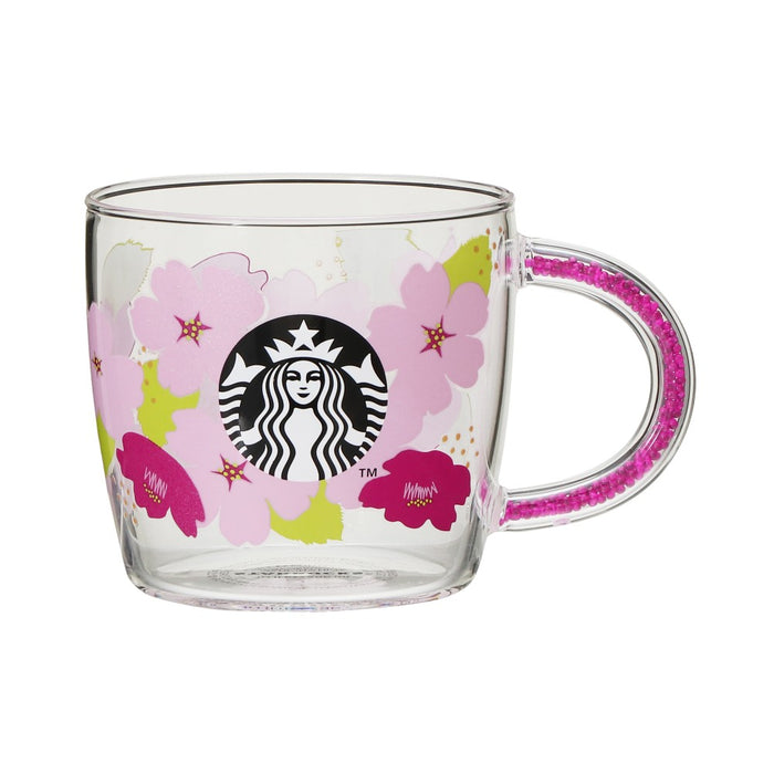 Sakura2024 Glass Mug 296ml | Starbucks Coffee Mugs