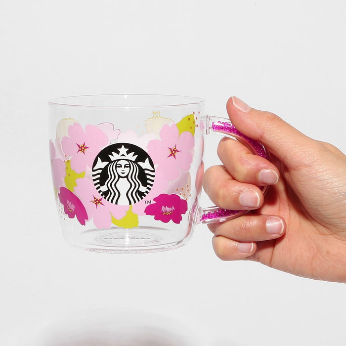 Sakura2024 Glass Mug 296ml | Starbucks Coffee Mugs