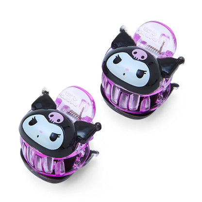 Sanrio Kuromi Clear Mini Hair Clip Set Japan 703788