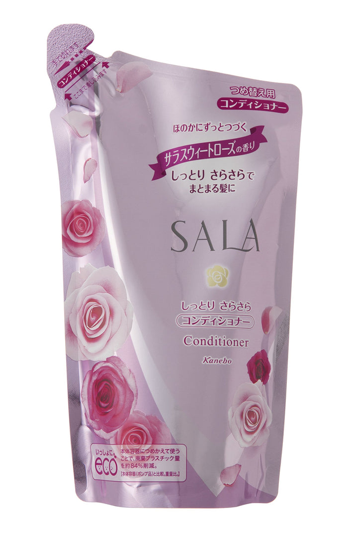 Sala Japan Conditioner Moist & Smooth Sweet Rose Fragrance (120 Characters)