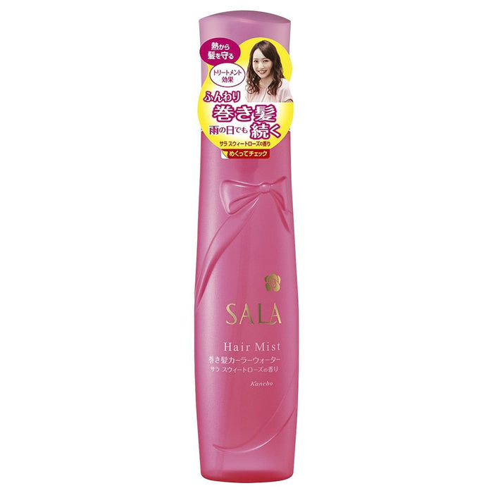 Sala Japan Sara Curly Hair Water Curler 160Ml Rose Scent (1Pc)