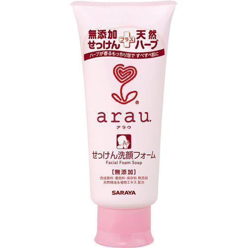Saraya Arau Facial Foam Soap Cleanser 120g Japan With Love