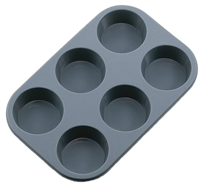 Sato Kinzoku Kogyo Muffin Type Silicone 6Pcs Made In Japan