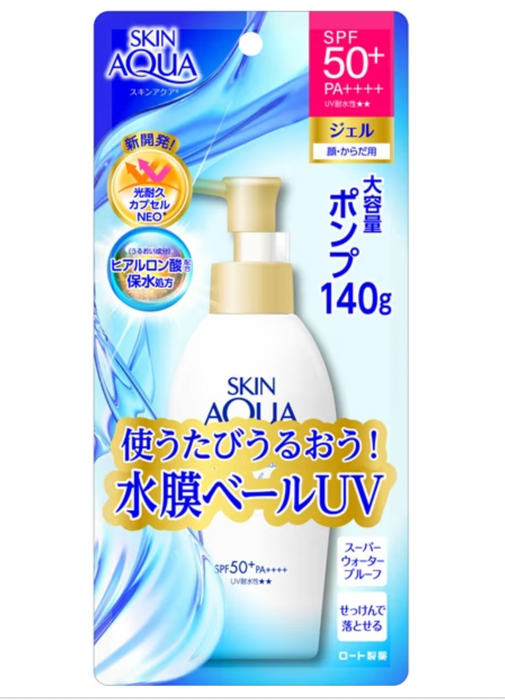 Skin Aqua Super Moisture Gel Crème Solaire SPF50+/PA++++ 140g