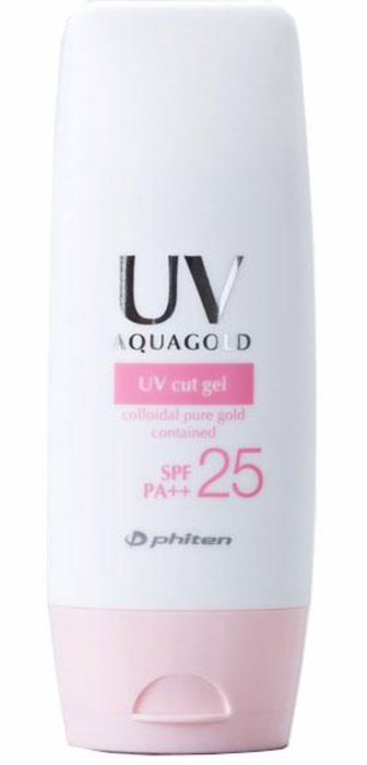 Phiten Aqua Gold UV Cut Gel SPF25 PA++ 120ml - 日本護膚品 - 凝膠型防曬霜