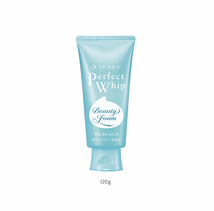 Shiseido Senka Perfect Whip Acne Care Face Wash 120g - 日本Acne Care Facial Wash