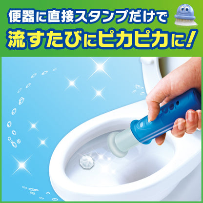 Johnson Scrubbing Bubble Toilet Cleaner Stamp Fresh Soap Fragrance 2 Replacements 38G Japan