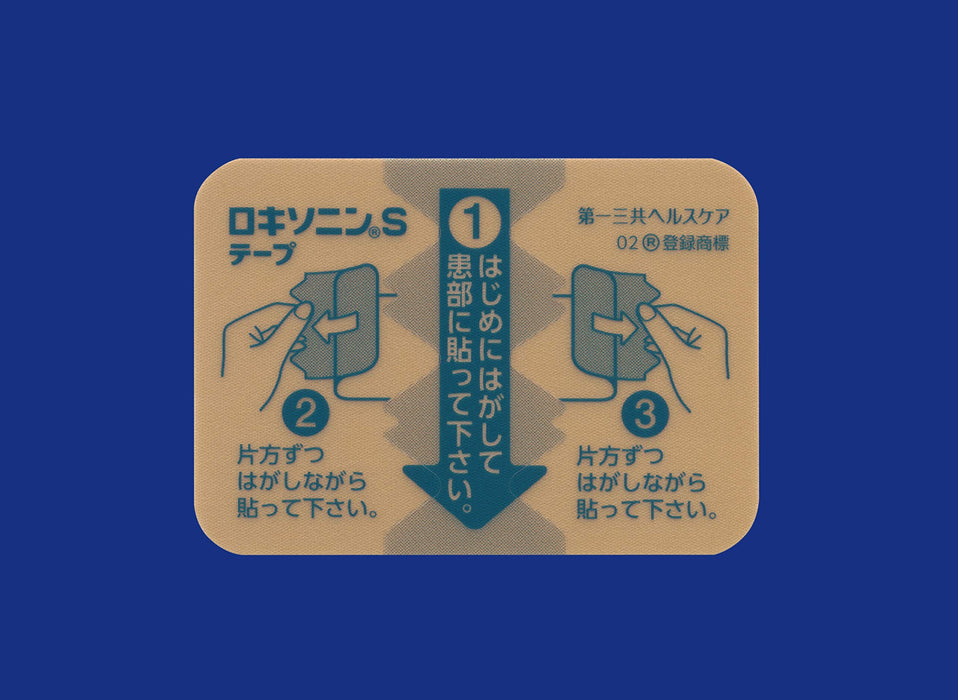 Loxonin S 胶带 7 片装 日本 - 非处方药 - 自我药疗税