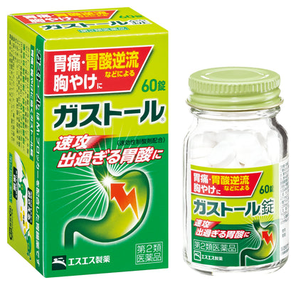 Gastor Tablets 60 Tablets Japan | Second-Class Otc Drugs Subject To Self-Medication Tax System