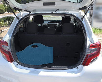 Seiei Japan Foldable Laundry Basket Rattan Style Blue Hamper Bag Folding Compact Storage 55X38X39Cm 120413