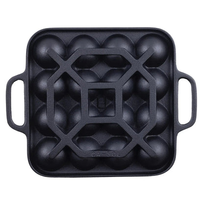 Seieido 16-Ball Takoyaki Pan - Cast Iron - Japanese - Default Title