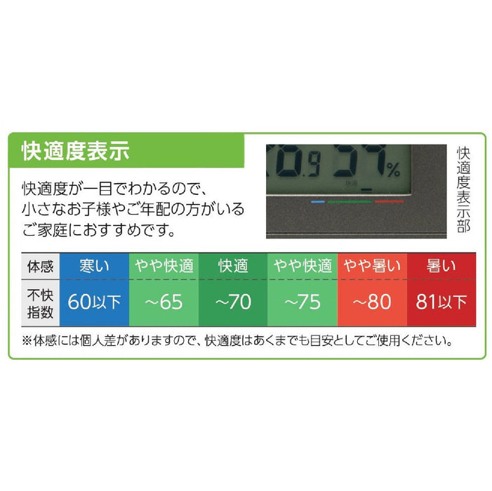 Seiko Clock Alarm Radio Digital Calendar Japan | Comfort Temp Humidity Display | 8.5X14.8X5.3Cm Bc402K 02 Black