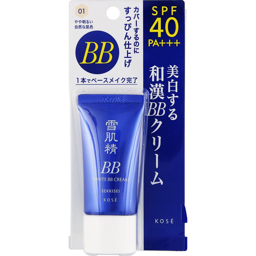 Kose Sekkisei White Bb Cream SPF40 PA+++ Color 01 30g - Japanese Makeup Base Products