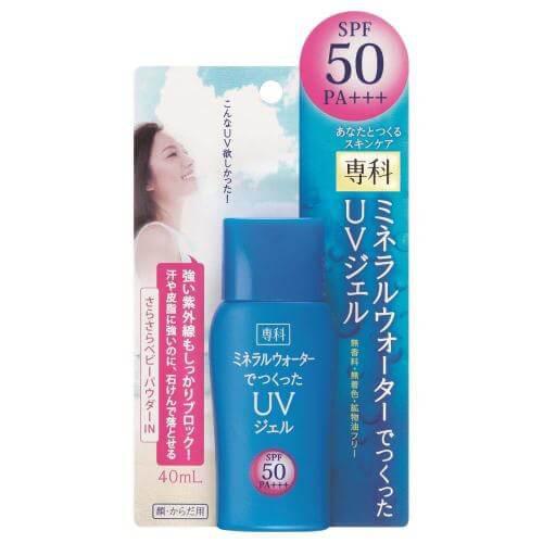 Senka Mineral Water Uv Gel Spf 50 40ml Japan With Love