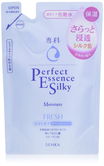 特惠套餐 Senka Perfect Essence 丝滑保湿清新补充装保湿乳液 180Ml 日本