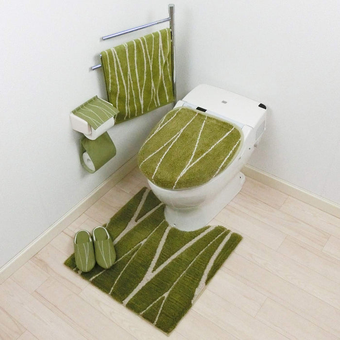 Senko Japan Harning Toilet Mat 60X60Cm Green Antibacterial Deodorant 26480