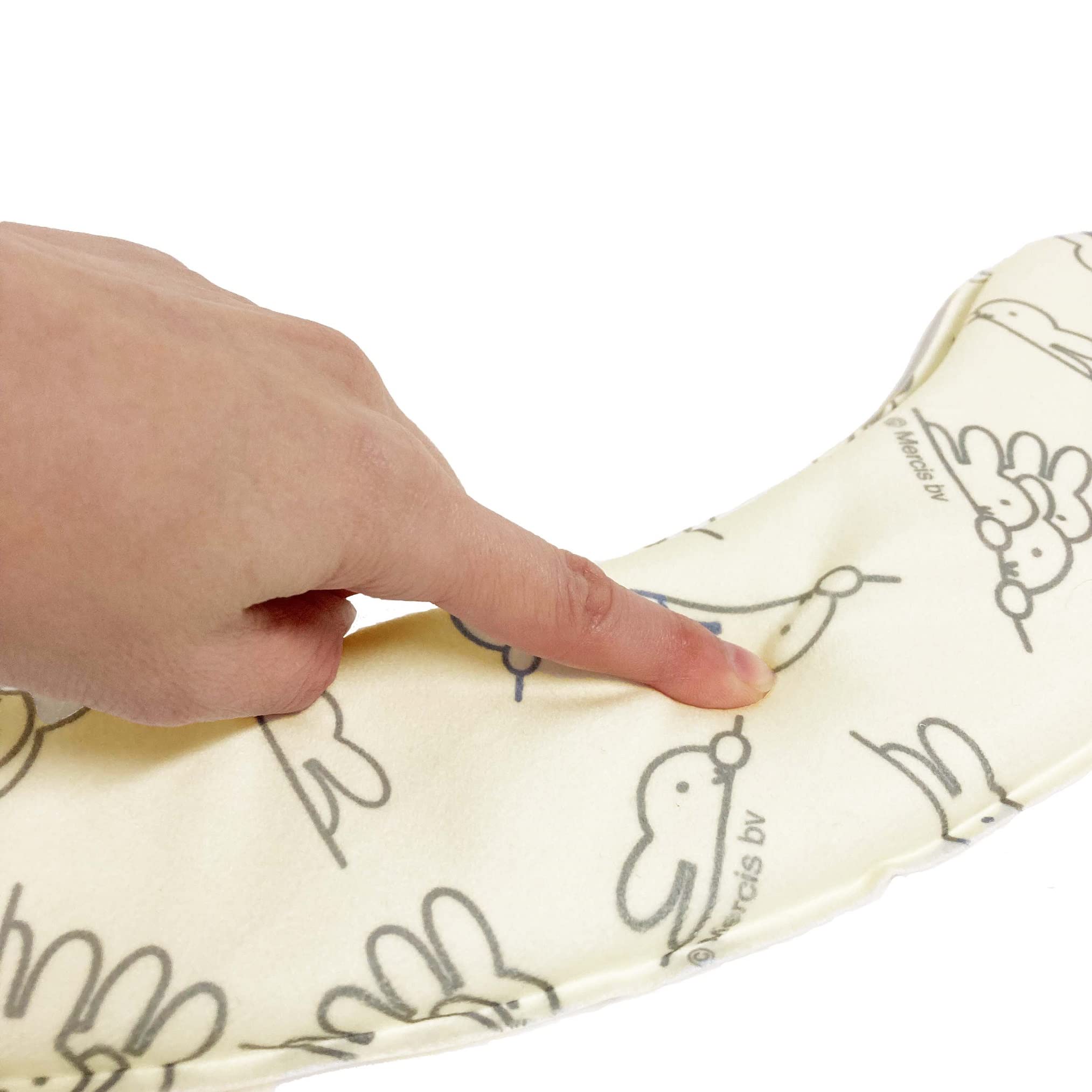 Senko Miffy 63688 Toilet Seat Ivory Cushion Japan - Just Place Suction Energy Saving