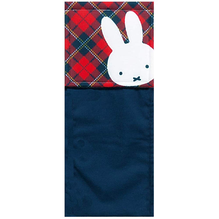 Senko Miffy Check Paper Holder Cover Red 61762 - Japan