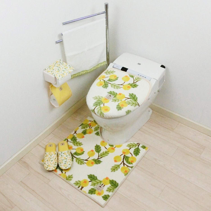 Senko Japan Toilet Mat Yellow 60X60Cm Made In Japan 35539
