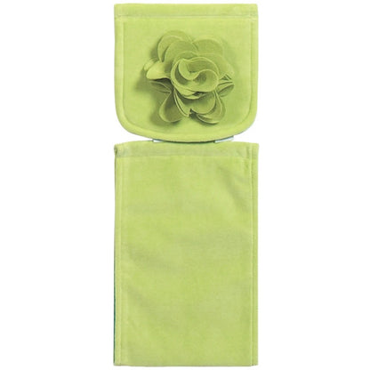 Senko Japan Sds Rose Paper Holder Cover Green 72462 W/ Rose Motif
