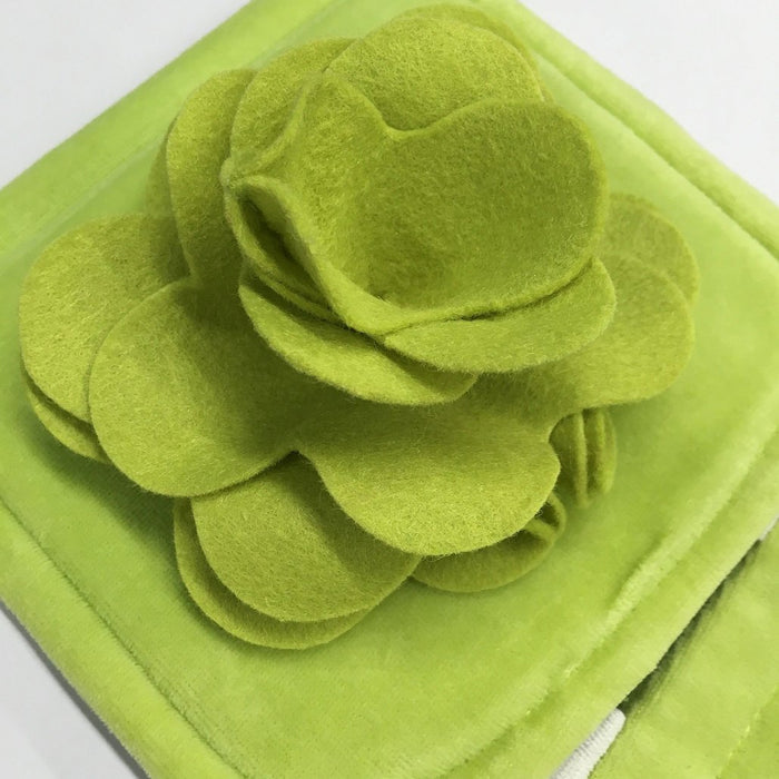 Senko Japan Sds Rose Paper Holder Cover Green 72462 W/ Rose Motif