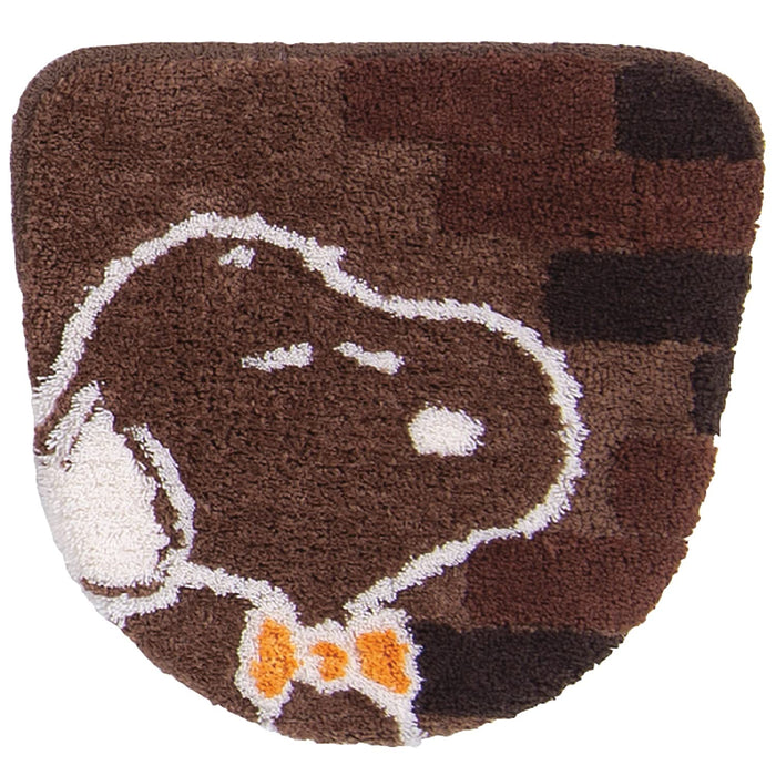 Senko Japan Snoopy Toilet Lid Cover Cleaning Brown Character 65182