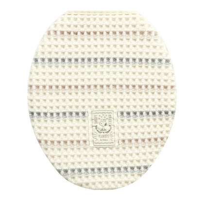 Senko Japan Snoopy Soft Monotone Toilet Seat Lid Cover Ivory 60825