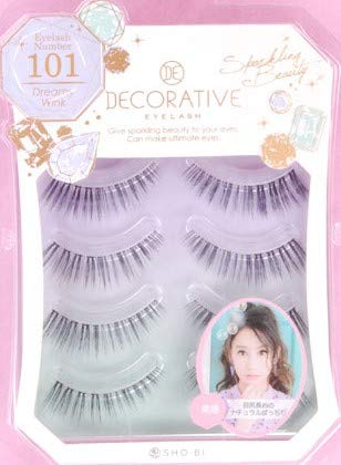 Sho-Bi 3-Piece Decorative Eyelashes 101 Dreamy Wink From Japan
