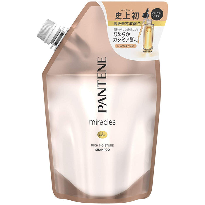 Pantene Miracles Rich Moisture Shampoo Set Of 3 440Ml Refill Japan