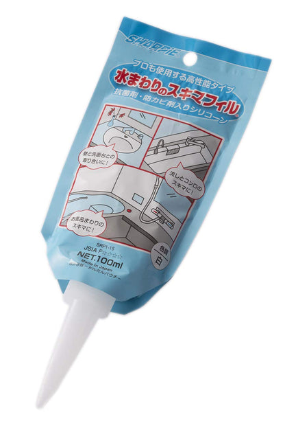 Sharp Chemical Japan Waterproof Seal Repair Bathroom Sink/Bathtub 100Ml Srp1-15