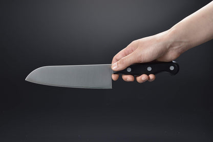 Shimomura Japan Murato Sharp Santoku Knife 145Mm Aus-10 Steel Dishwasher Safe Msp-103 Niigata Tsubamesanjo