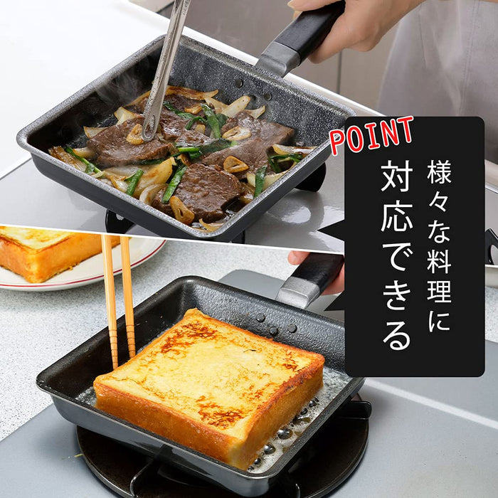 Shimomura Kihan 饺子锅 39000 煎锅 方形 日本 带盖