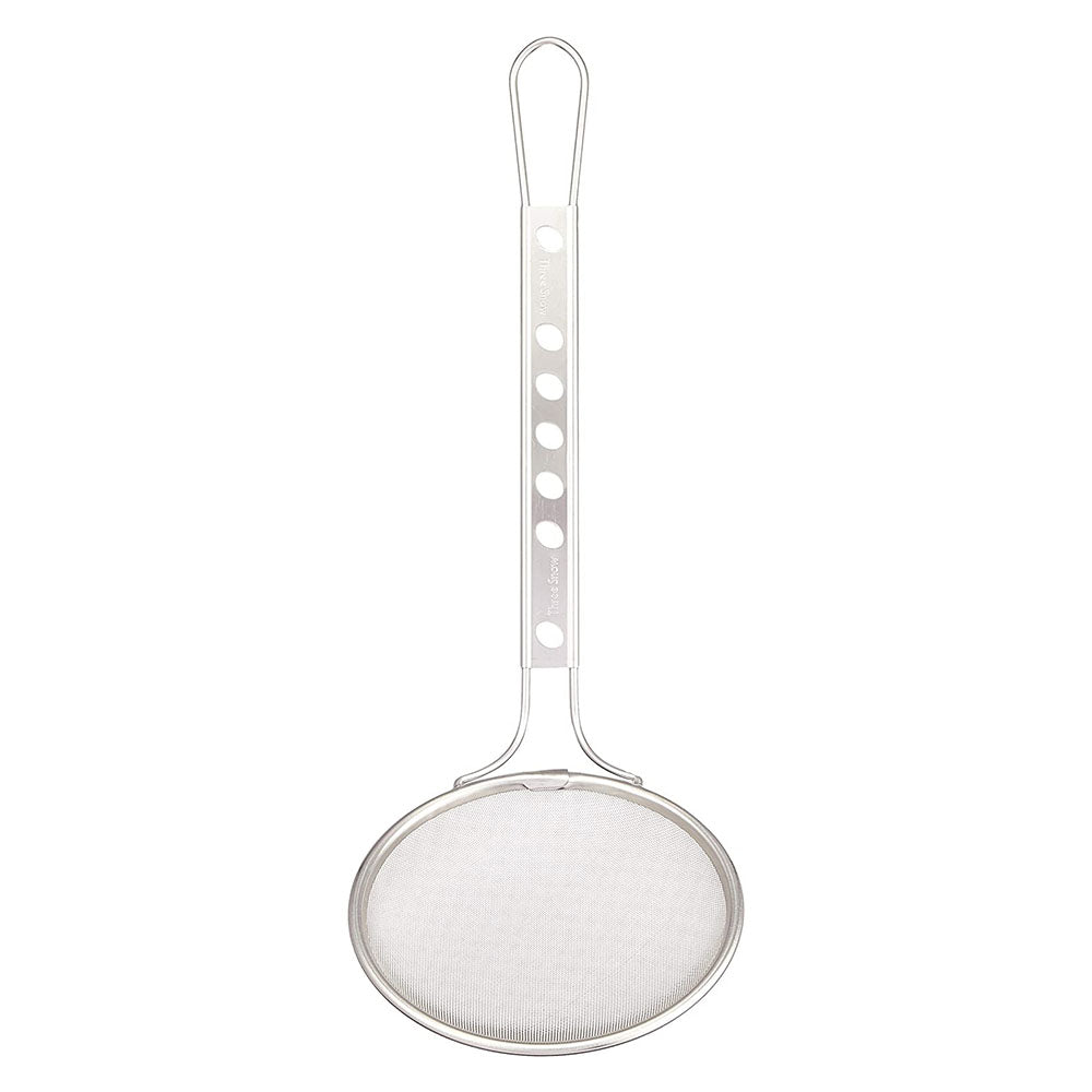 Shinetsu Works Japan 15Cm Round Stainless Steel Mesh Oil Skimmer Fine