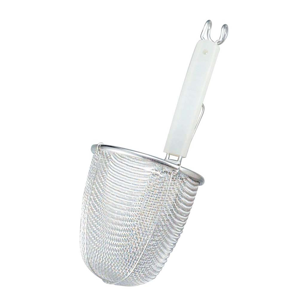 Shin-Etsu Tebo Noodle Strainer Round Base With Silicone Handle