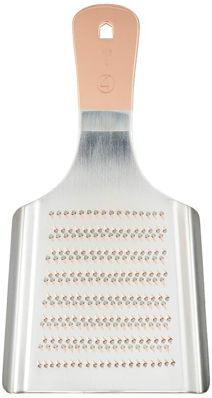 Sinkoukinzoku Handmade Double Sided Grater No. 4 Onkochishin 0-4 Pure Copper Japan 22.5X12Cm