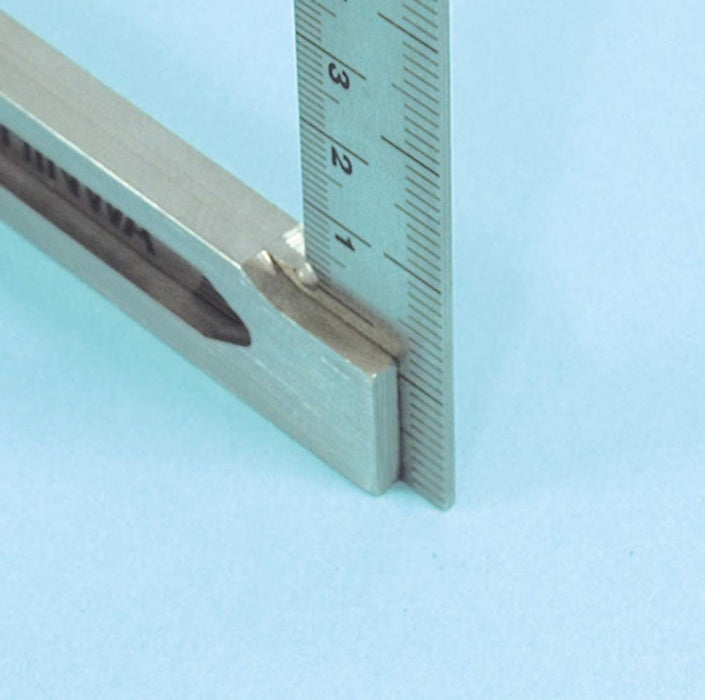 Shinwa Measurement 62009 15Cm Square Cm Scale Stainless Steel - Made In Japan