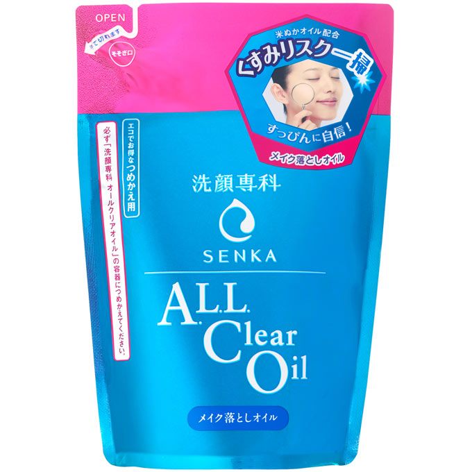 Shiseido Senka All Clear Oil 180ml [refill] - Makeup Remover Oil Made In Japan