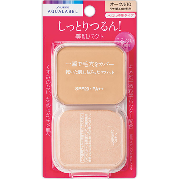 Shiseido Aqua Label Moist Powder Foundation Refill Ochre 10