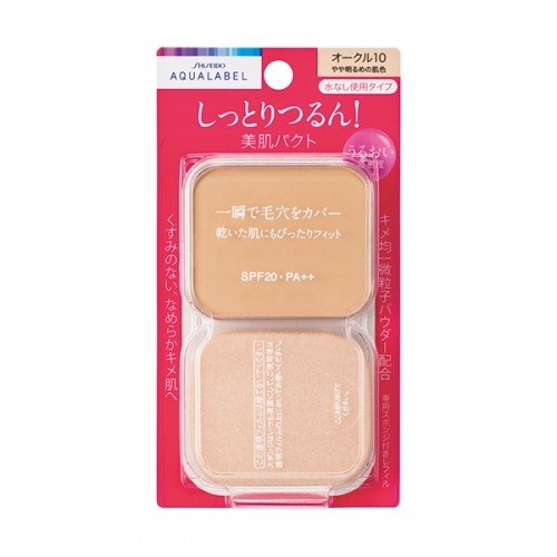 Shiseido Aqua Label Moist Powder Foundation Refill Pink Ochre 10 Japan With Love
