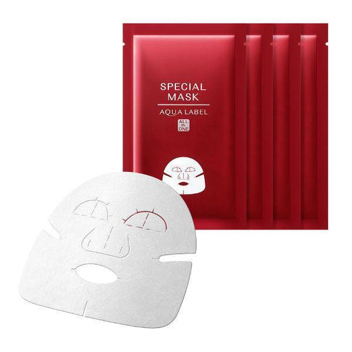Shiseido Aqualabel Special Face Mask 4 Sheets Japan With Love