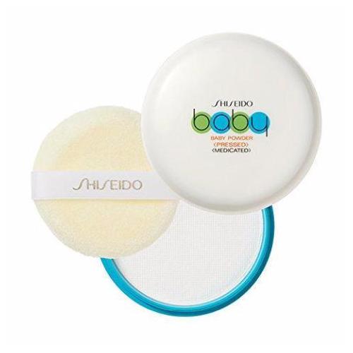 Shiseido Medicated Baby Powder Pressed With Soft Puff 50g