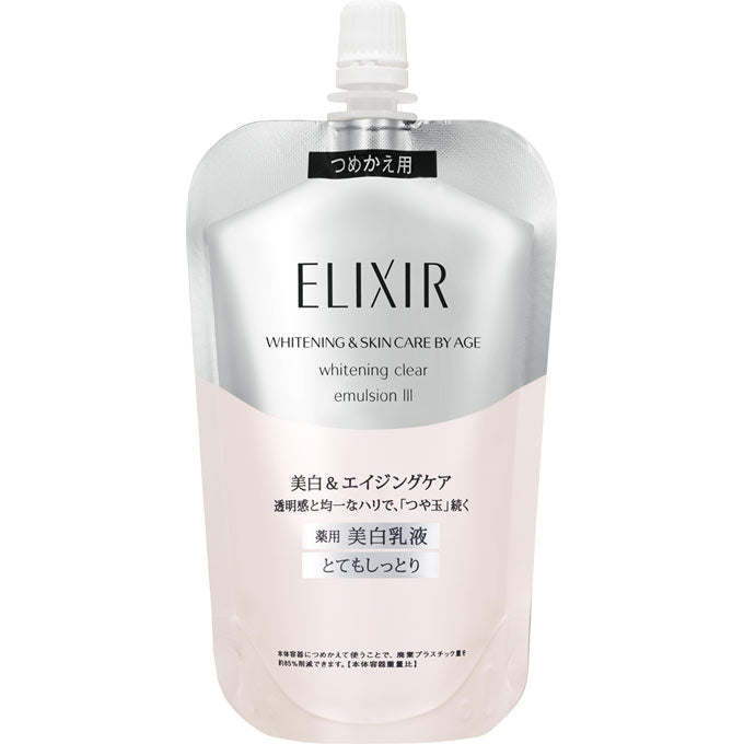 Shiseido Elixir White Whitening Clear Emulsion T Iii 110ml Refill Japan With Love