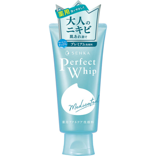 Shiseido Senka Perfect Whip Acne Medicated Face Wash Cleansing Foam Cleanser 120 Japan With Love