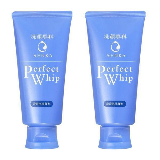 Shiseido Senka Perfect Whip Cleansing Foam 120g X 2 Tubes Japan With Love