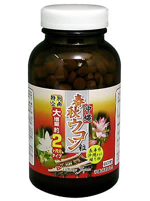 Wellness Life Science Shunju Turmeric 600 Grains - 2 Months Supply Japan
