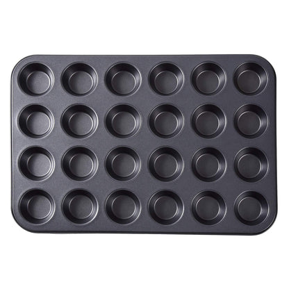 Soratobu Frying Pan Silicon Processed Muffin Top Plate Japan (24 Mini Muffin Molds)