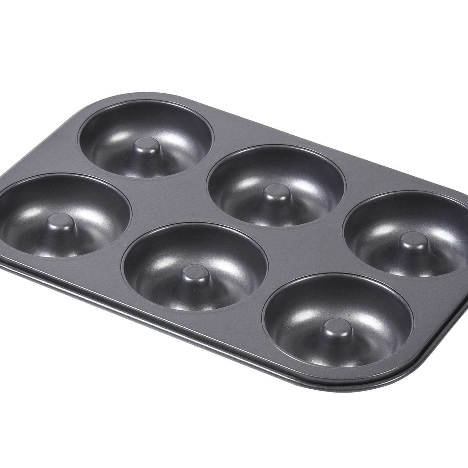 Soratobu Frying Pan Japan Silicone Treated 6P Steel Non-Stick Baked Donut Mold